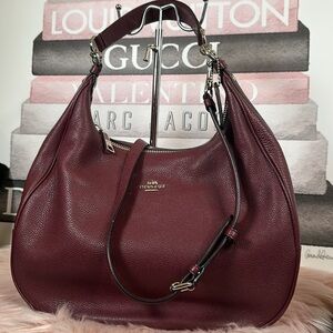 Coach Harley Leather Shoulder Hobo Bag